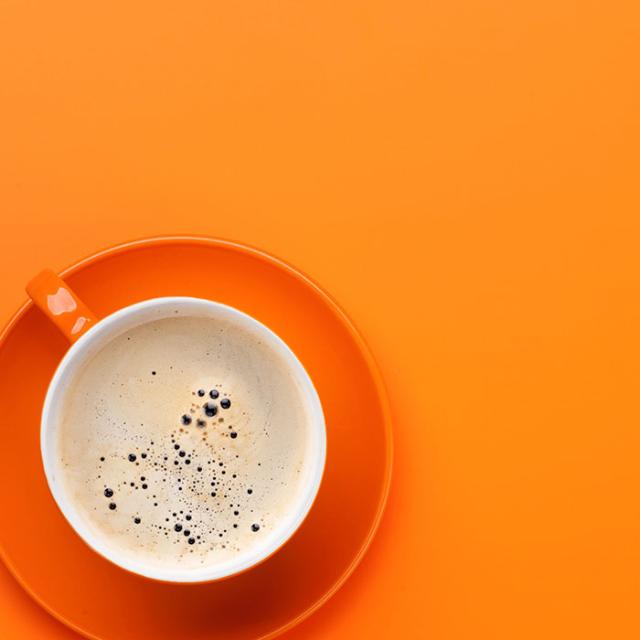 Black Coffee Roasters i orange kaffekop